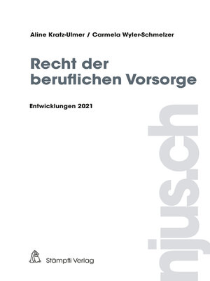 cover image of Recht der beruflichen Vorsorge